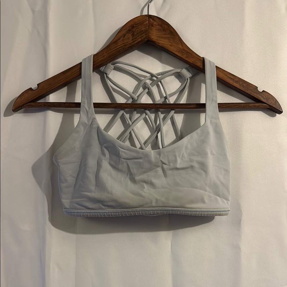 Lululemon | Light Gray Strappy Sports Bra